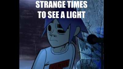 Strange times...