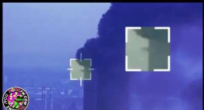 This video shows 2 explosions happening 20 and then 40 floors below the impact point. 