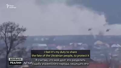 Donbas Realities interview clip with Cesar and Tikhiy. "I'm a good Russian. On the other side are bad Russians. I kill them every day"