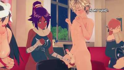 The Bleach Girls LOVE squeezing nuts(FREE Audio teaser &amp;amp; Full Princess Terra Animation in comments!)