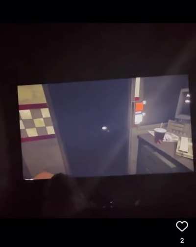My four year old insisted on a front row seat while my oldest played Five Nights at Freddy&rsquo;s