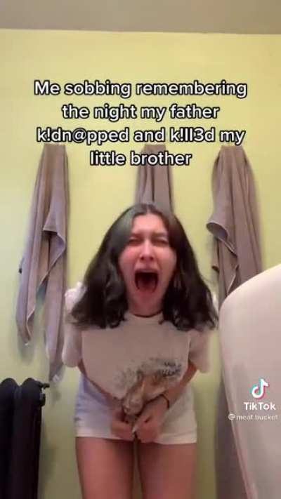 "I wish I had a terrible household 😭😭 I'm so quirky"