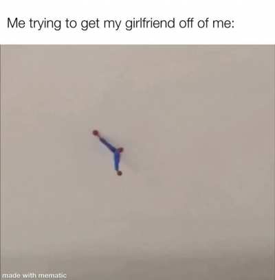 I'm just going to the bathroom!