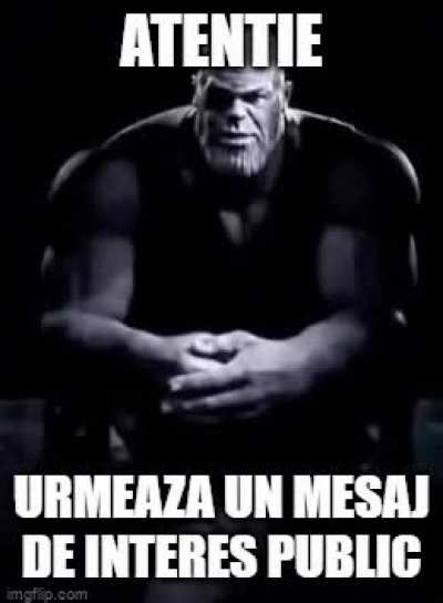 mesaj de interes public