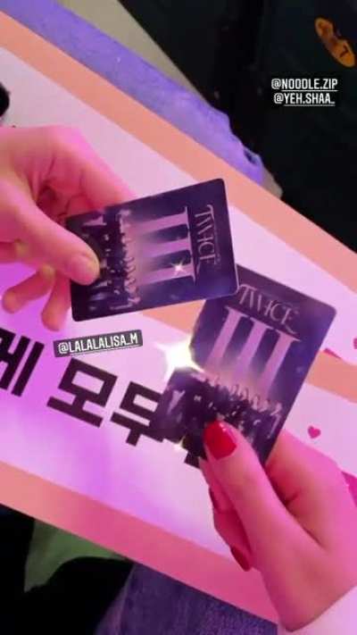 211226 Min.nicha Instagram Story Update - (G)I-DLE Minnie, Miyeon, Shuhua and Blackpink Lisa attended TWICE&rsquo;s concert together today!