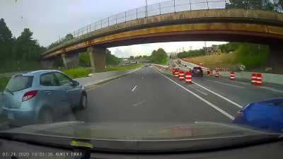 Almost screwed at exit 69