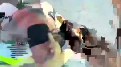 Picking a fight with a man half of your size to prove &hellip; something. Then gets dropped by a bystander