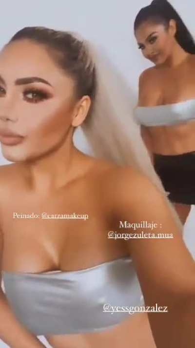 Jeni De La Vega y Yessica González
