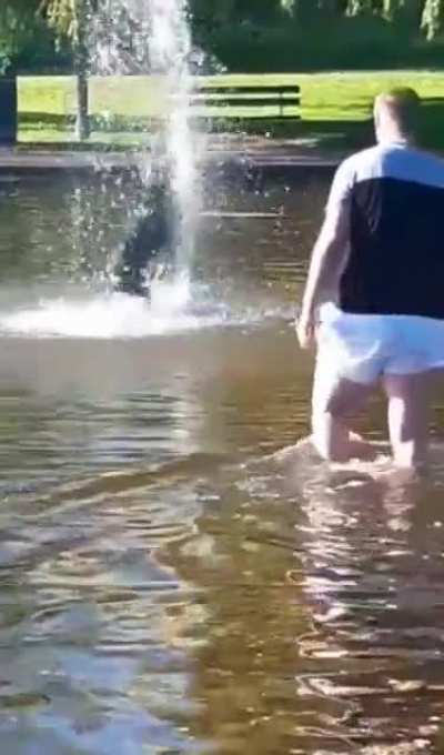 At first I thought he lost a bet...