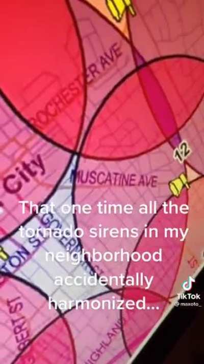 Harmonizing tornado sirens