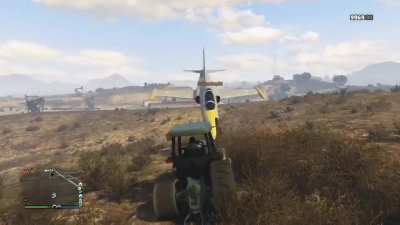 Who would Win in a Fight, a Tractor or a Plane?