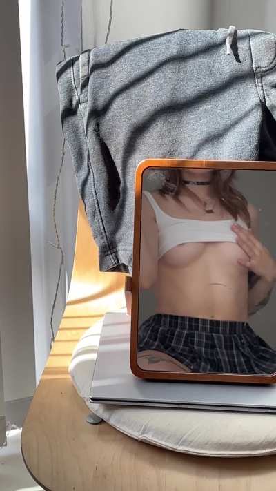 my small boobs are begging for some love tonight
