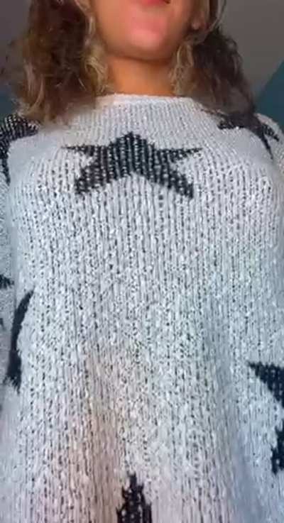 Flashing my cute tits