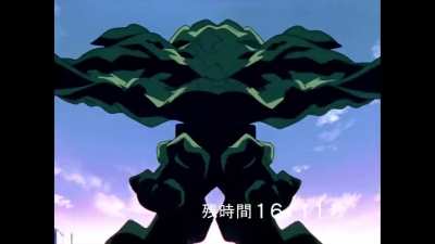 In an alternate universe, Kaji accidentally submitted the wrong music to Risuko, so Shinji and Asuka ended up training to "Sandstorm" by Darude