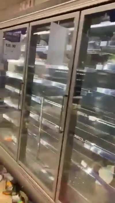 WCGW when you completely loot all the supermarkets in your area and close down all the roads that are used to transport goods