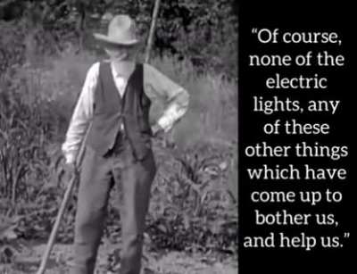 (Filmed in 1929) Farmer born in 1842 talks about life and change