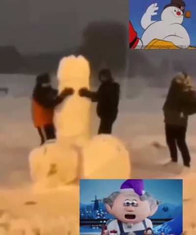 Frosty the snowman!