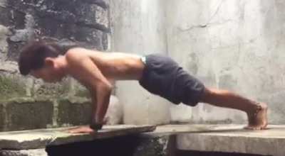 fui gravar meu pr&eacute;-treino para se gabar dos amigos