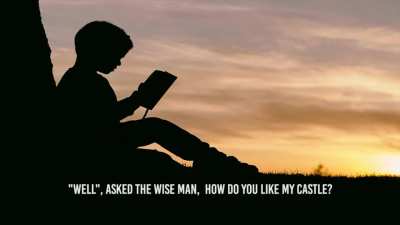 A father sends his son to learn &ldquo;the secret of happiness&rdquo; from the wisest man in the world