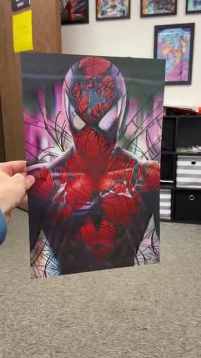 &ldquo;Symbiotic Takeover&rdquo; 3D Triple Lenticular Artwork Poster ... hand drawn &amp;amp; self-produced!