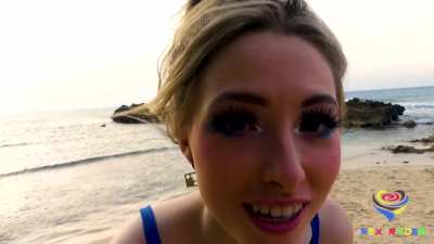 Rex Ryder Fucks Yoga Instructor On The Beach Featuring Ailee Anne