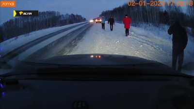 Abrupt black ice