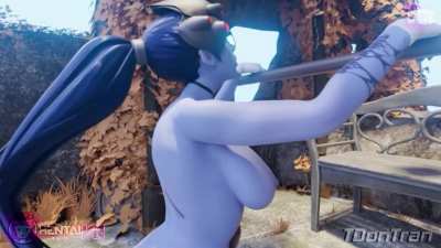 Widow Enjoys Her New Toy (HentaiVR / Tdontran) [Overwatch]