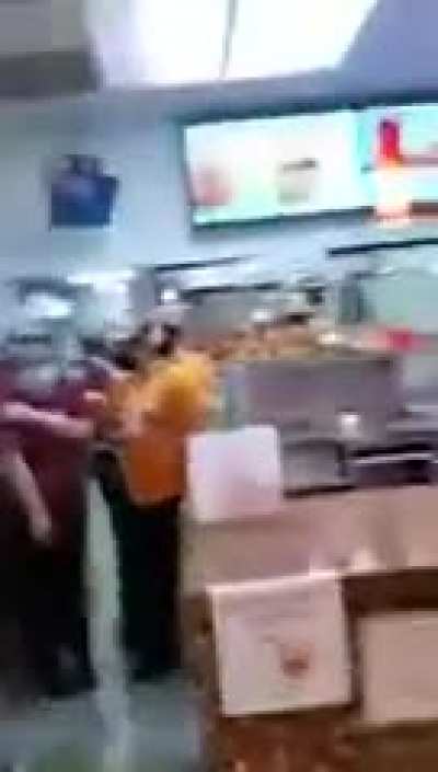 Trans woman false accuses a cashier of transphobia.
