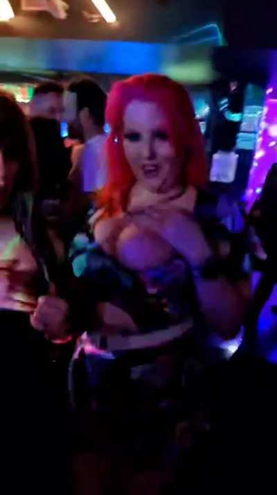 We got a bit wild in the club last night