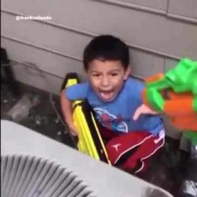 Morgan Freeman narrates the father&rsquo;s perspective of a NERF gun.