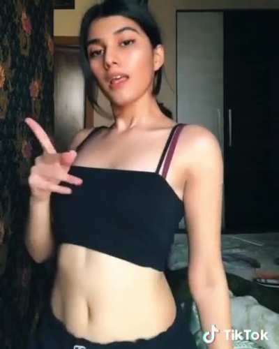 Lick her belly button