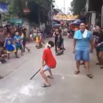 He hit it alright