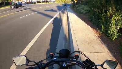 I was the idiot today. Slow down. Even if you think you&rsquo;re going slow enough.