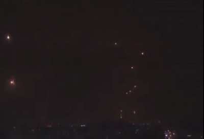 Another barrage of rockets launched from Gaza towards southern and central Israel