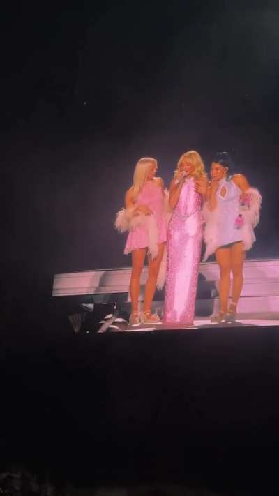 Showing nipples at Sabrina's concert 
