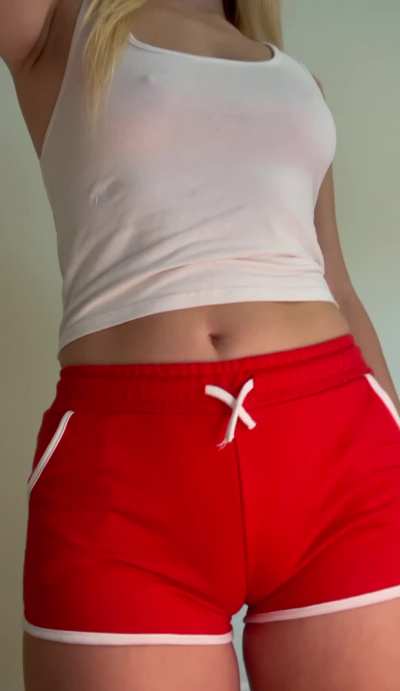 Tight gym shorts 