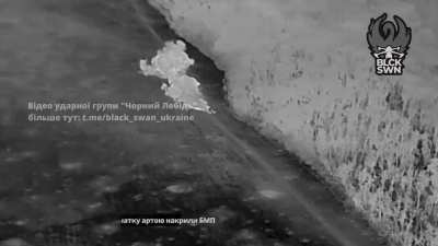 A Russian T-90M attempted a solo offensive maneuver at night, but hit an anti-tank mine, forcing the crew to abandon their vehicle on foot - Chasiv Yar, May 2024