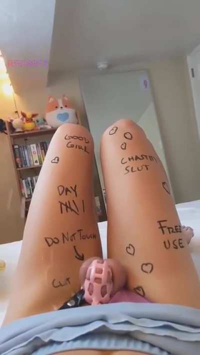 Oh no~ Did someone get too excited while gooning? That's ok, you can always try over and over again, until you're a dumb pornToy😈