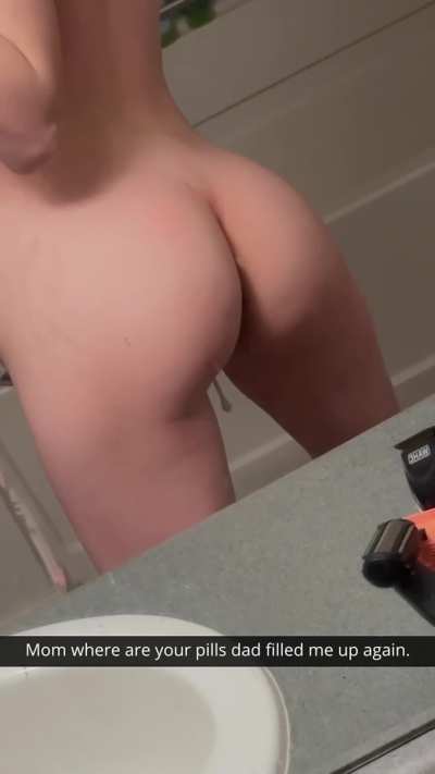 (F/D) Mom flushed the pills, it's your turn to be Daddy's breeding slut