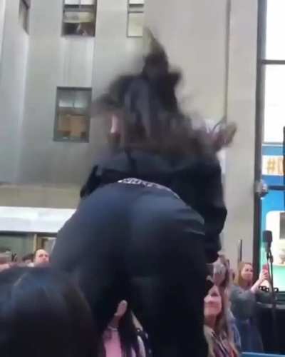 On the stage