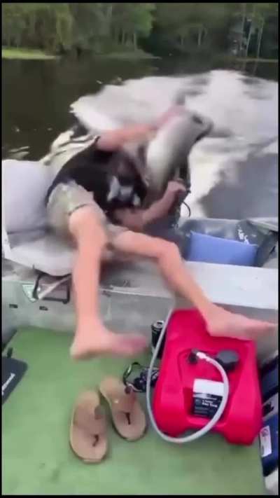 Who caught who?