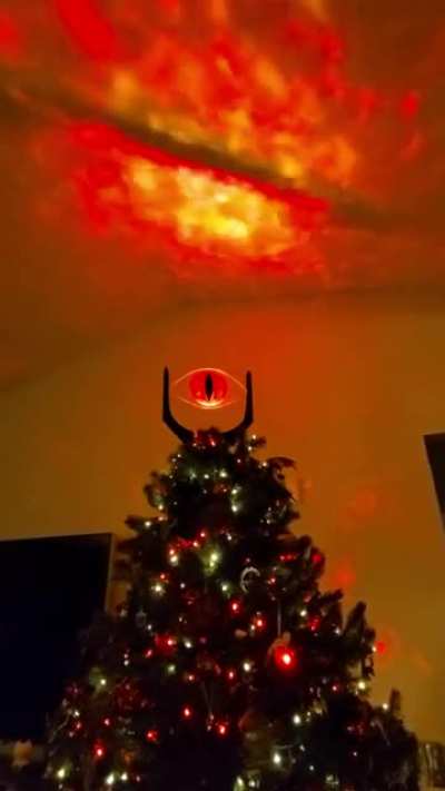 Homemade Tree Topper 👁🎄