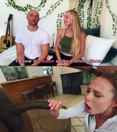 Boyfriend does her makeup so that BBC can ruin it.