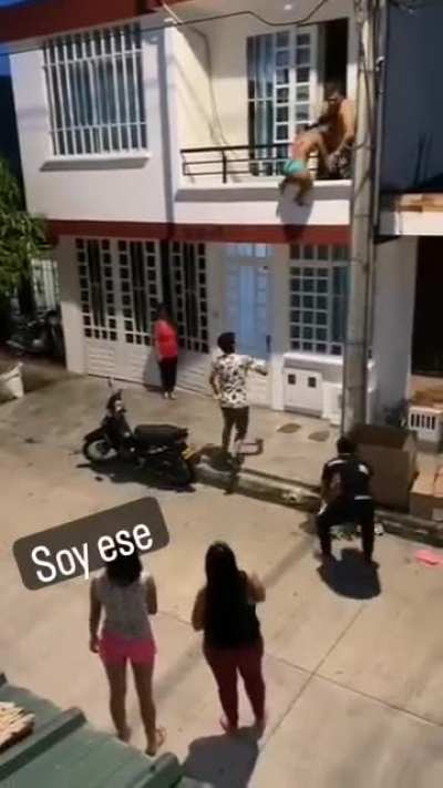 She is been left outside