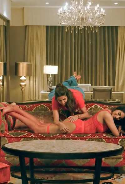 Ahana Kumra and Anuschka Sawhney in "Call My Agent Bollywood"