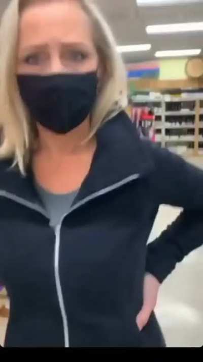 She got out Karened