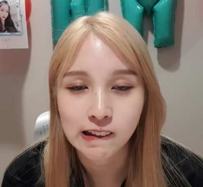 Mina lip-bite