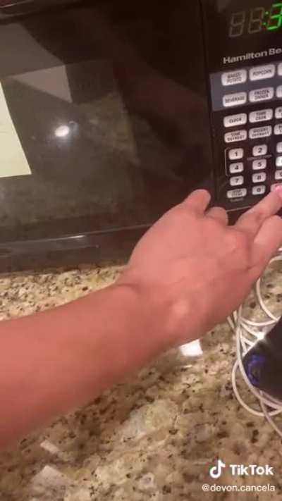 Microwave cake