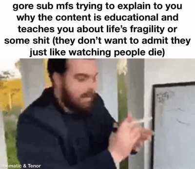 just admit you like watching deaths damn