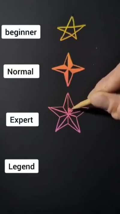 How to draw a star